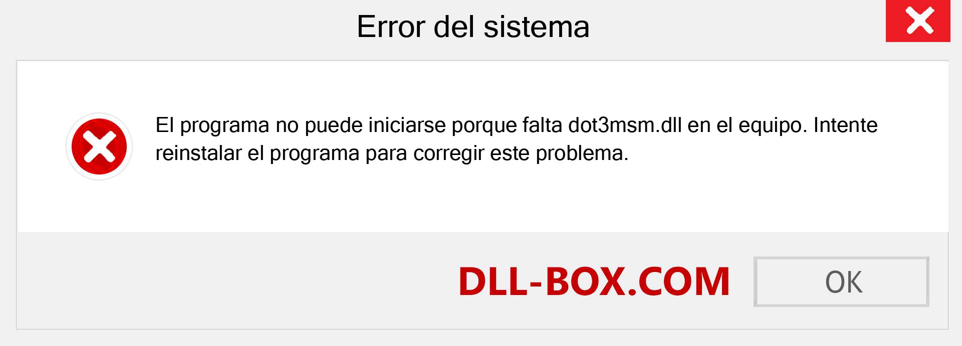 ¿Falta el archivo dot3msm.dll ?. Descargar para Windows 7, 8, 10 - Corregir dot3msm dll Missing Error en Windows, fotos, imágenes